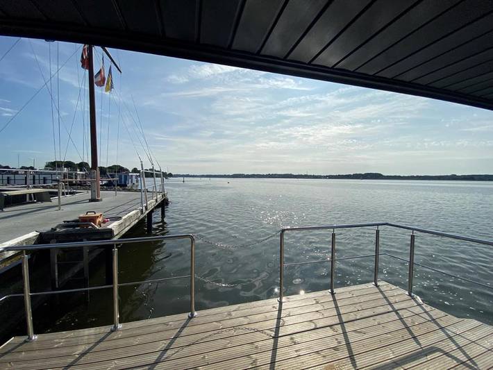 Boot für 5 Personen, mit Terrasse und Seeblick sowie Ausblick an der Schlei-Ostsee - 3