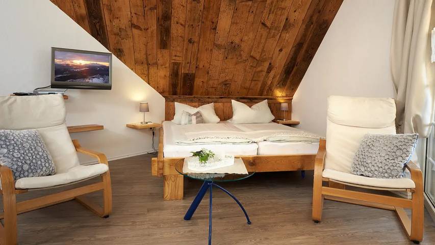 Ferienwohnung für 2 Personen, mit Garten und Balkon sowie Sauna in Fröhnd - 2