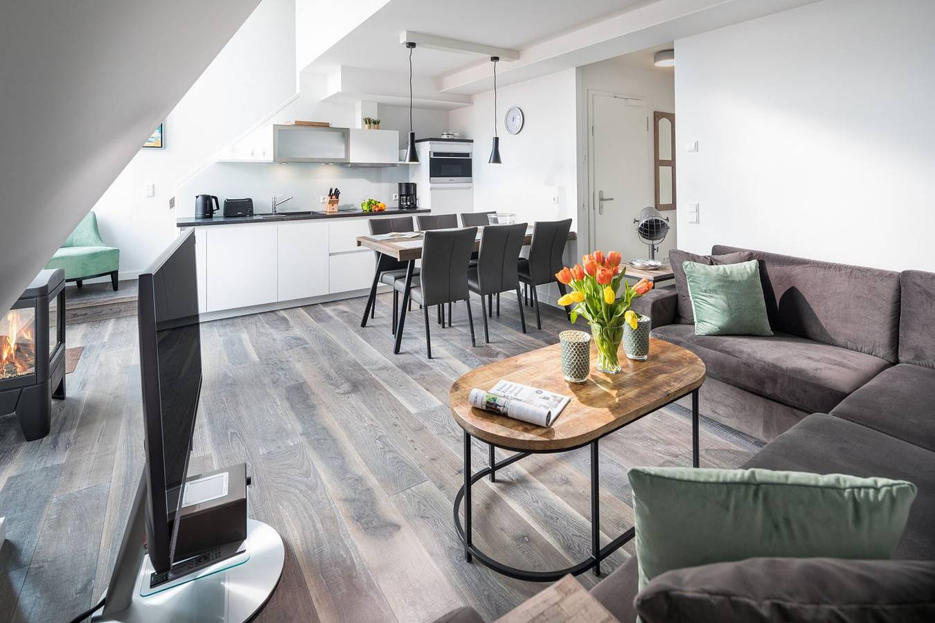Geheel appartement, Vakantieappartement voor 5 personen met terras in Norderney