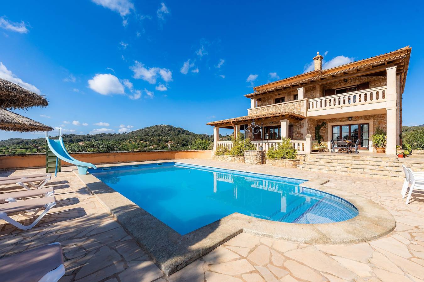 Casa de vacaciones Es Turó con vistas al mar, Wi-Fi, piscina y jardín in Felanitx, Mallorca Sur