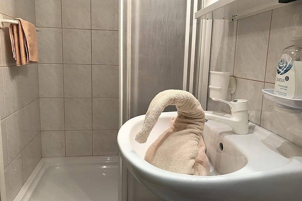 Einzelzimmer mit Dusche, Wc - Hotel Gasthof Schweizerhaus in Stuhlfelden, Pinzgau