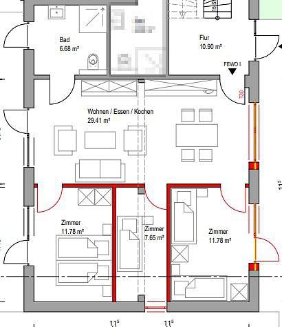 Ferienwohnung für 5 Personen, mit Garten und Terrasse sowie Sauna, mit Haustier in Esgrus