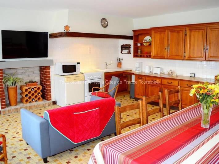 Location de vacances pour 4 personnes, avec terrasse et jardin à Vernou-sur-Brenne - 2