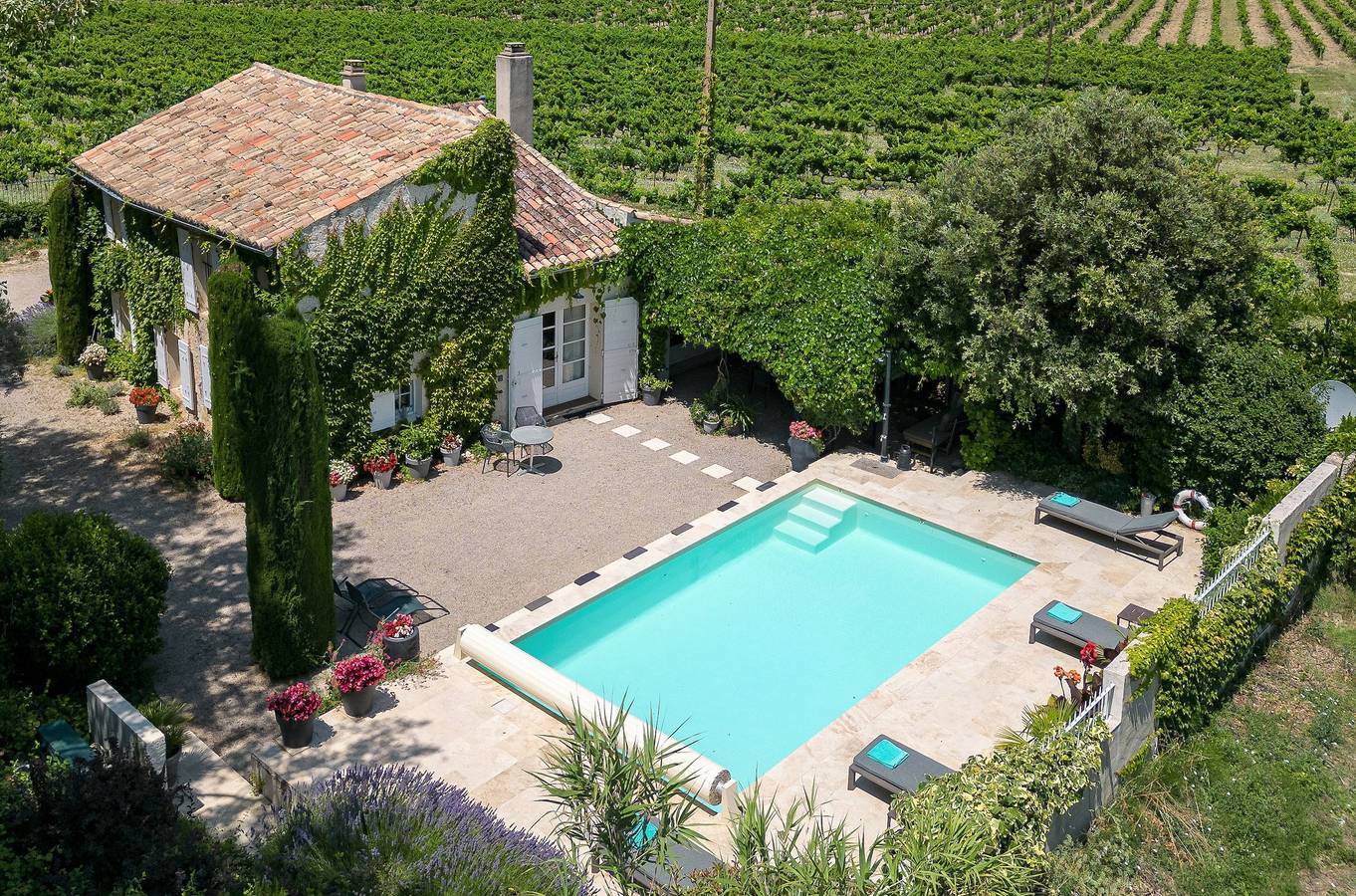 Le Mas du Bourrelier in Cairanne, Vaucluse