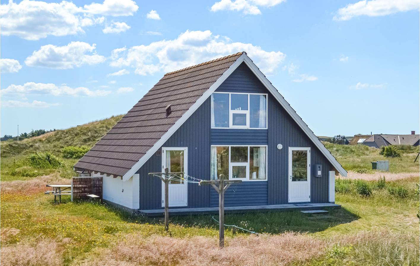 Feriehus for 8 personer med terrasse in Hvide Sande, Holmsland Klit