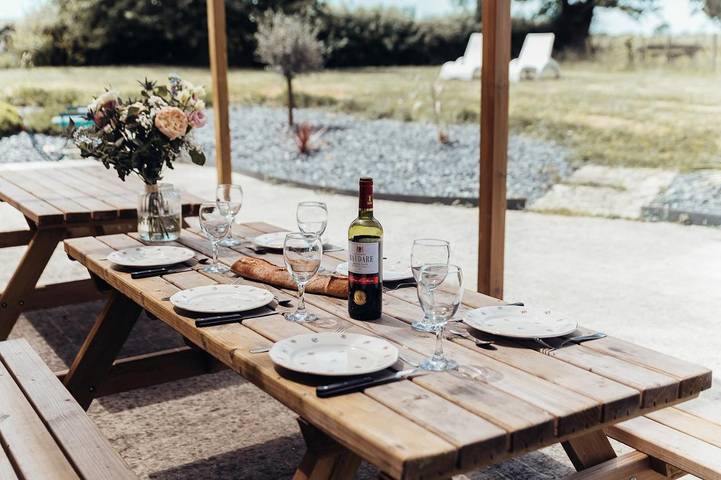 Maison de vacances pour 15 personnes, avec Terrasse ainsi que Jardin et Vue