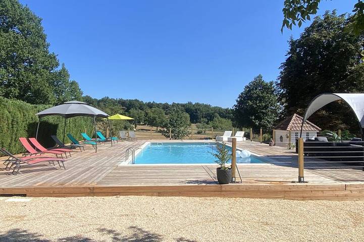 Maison de vacances pour 24 personnes, avec terrasse ainsi que jacuzzi et jardin - 1