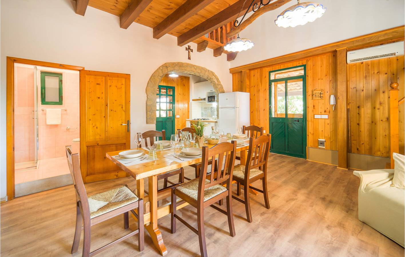 Accogliente appartamento di 110m² con AC, parcheggio, piscina e cucina in Partanna, Provincia di Trapani