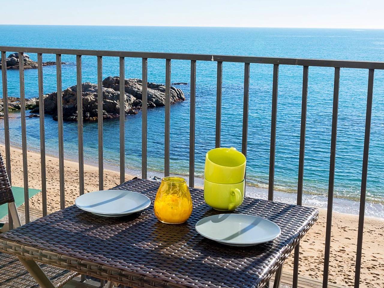Ganze Wohnung, Les Formigues 3-apartamento primera línea de mar-Calella de Palafrugell-Costa Brava in Calella de Palafrugell, Palafrugell