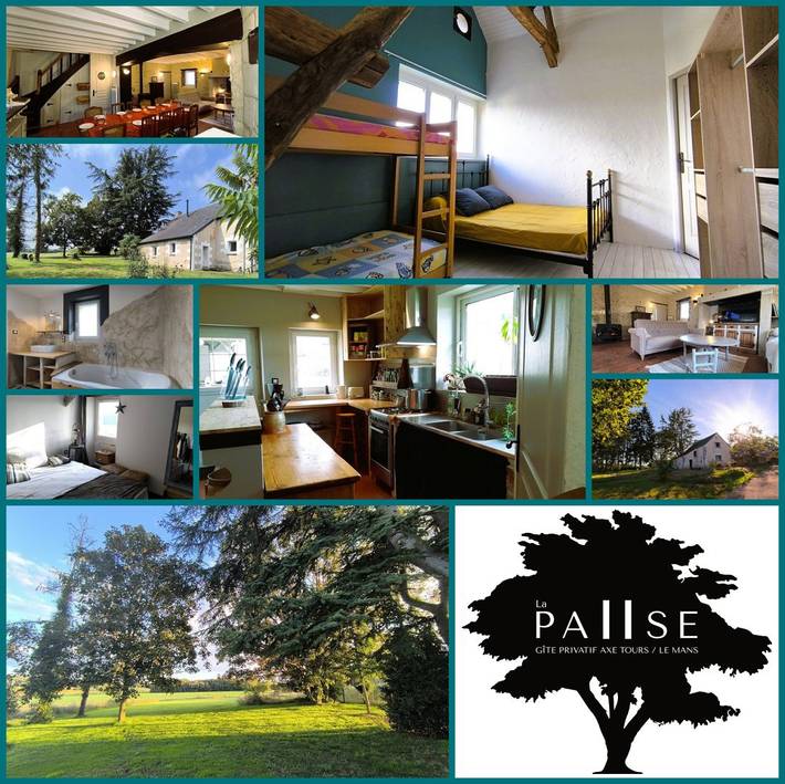 Gîte pour 15 personnes, avec jacuzzi et jardin dans Saint-Aubin-le-Dépeint