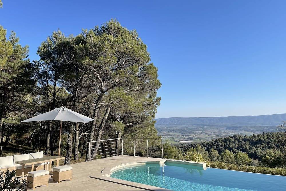 Steinhaus im Luberon, beheizten Infinity-Pool, Terrasse, in der Nähe von Gordes in Murs, Regionaler Naturpark Luberon
