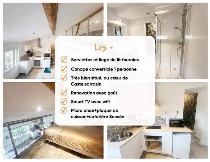 Gîte pour 2 personnes, avec balcon, animaux acceptés à Castelsarrasin - 3
