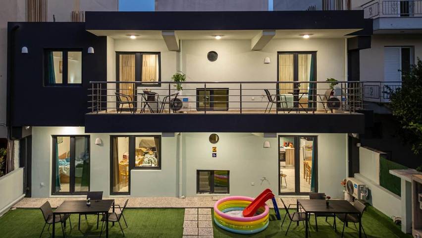 Appart’hôtel pour 3 personnes, avec jardin et vue