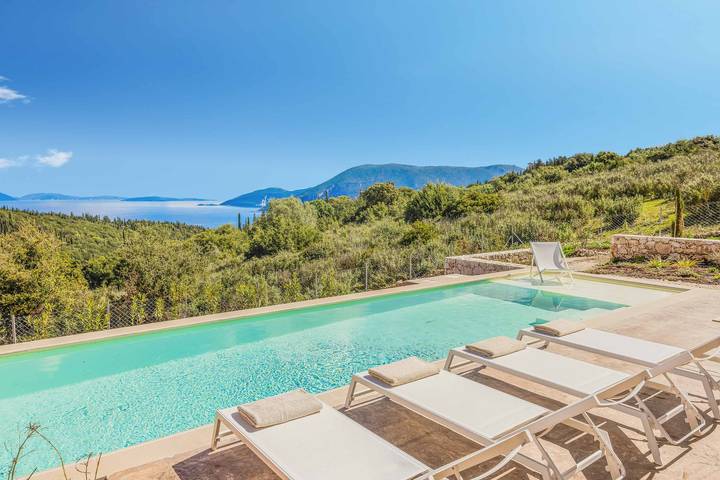 Villa for 4 people, with Balcony and Terrace in Fiskardo