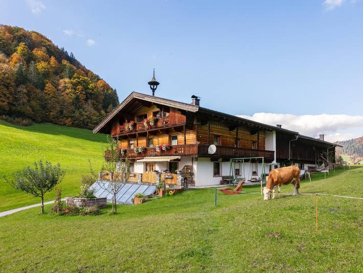 Bauernhof für 8 Personen, mit Balkon und Garten