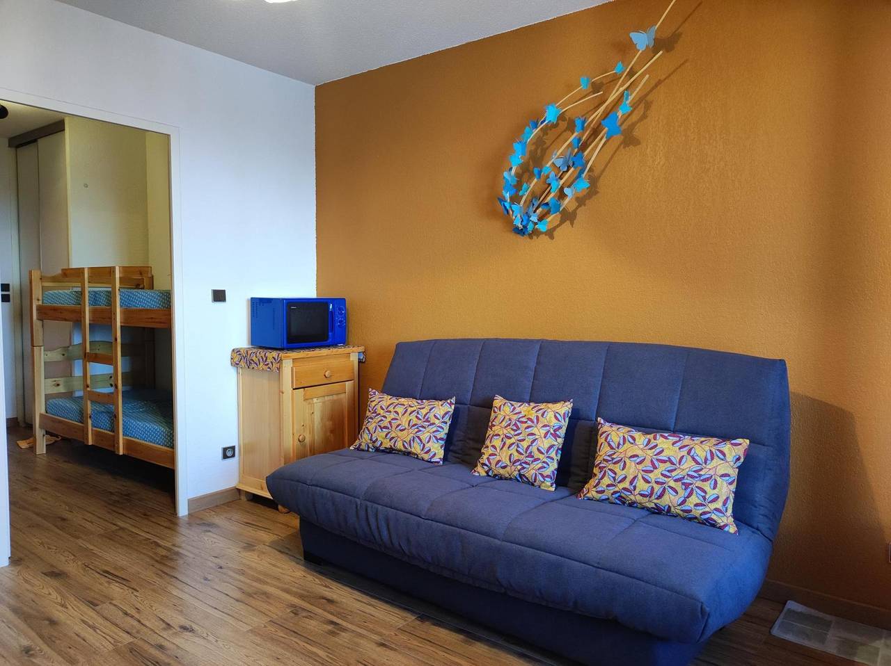 Studio entier, Résidence Les Fontettes 2 - Studio coin montagne 4 personnes (224) in La Joue du Loup, Le Dévoluy