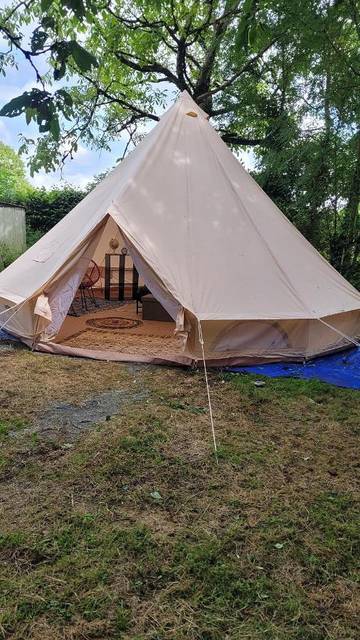 Tente pour 5 personnes, avec jardin en Vendée