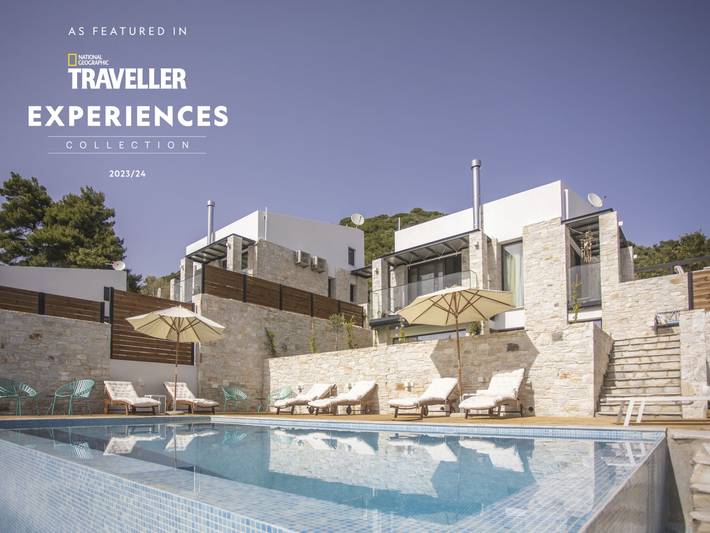 Casa vacanza per 6 persone, con Balcone e Terrazza nonché Giardino e Piscina a Skiathos