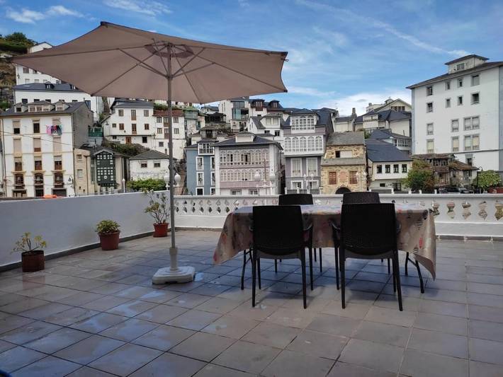 Apartamento para 6 personas, con Terraza y Vistas en Luarca