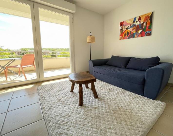Gîte pour 3 personnes, avec balcon à L'Isle-d'Espagnac