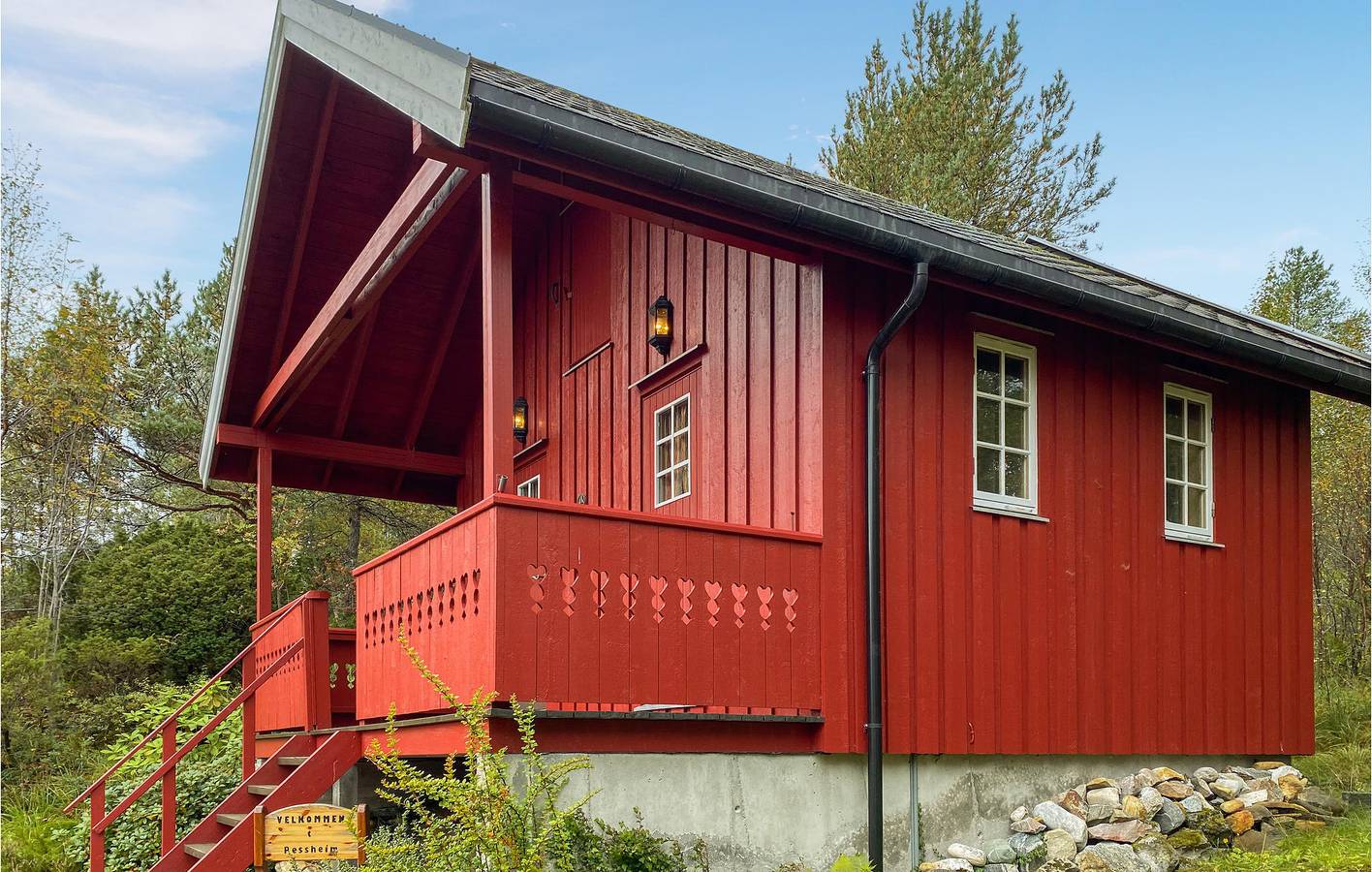 Ferienhaus für 8 Personen mit Ausblick in Tustna, Aure