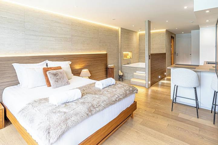 Ganze Wohnung, Le Rivage Alpin - vue lac et spa in Tresserve, Chambéry und Umgebung
