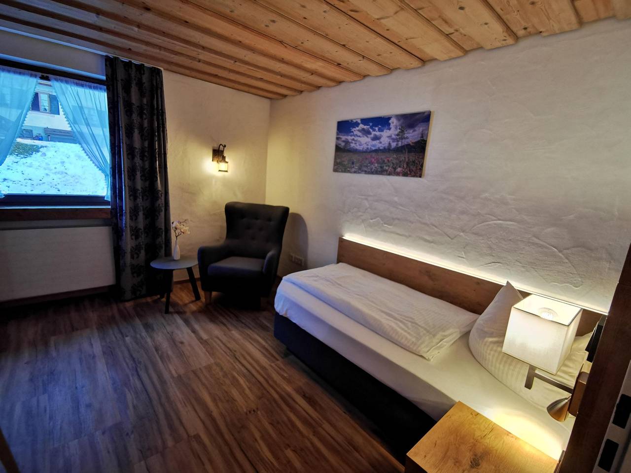 Einzelzimmer mit Dusche, Wc in Wallgau, Walchensee