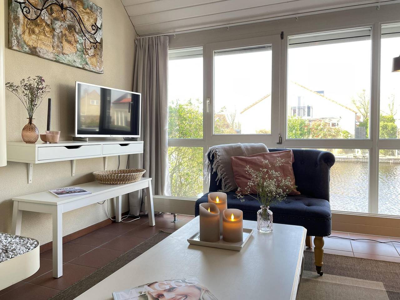 Droomvilla Vakantiehuizen — Watervilla de Karekiet - 136 in IJsselmeer