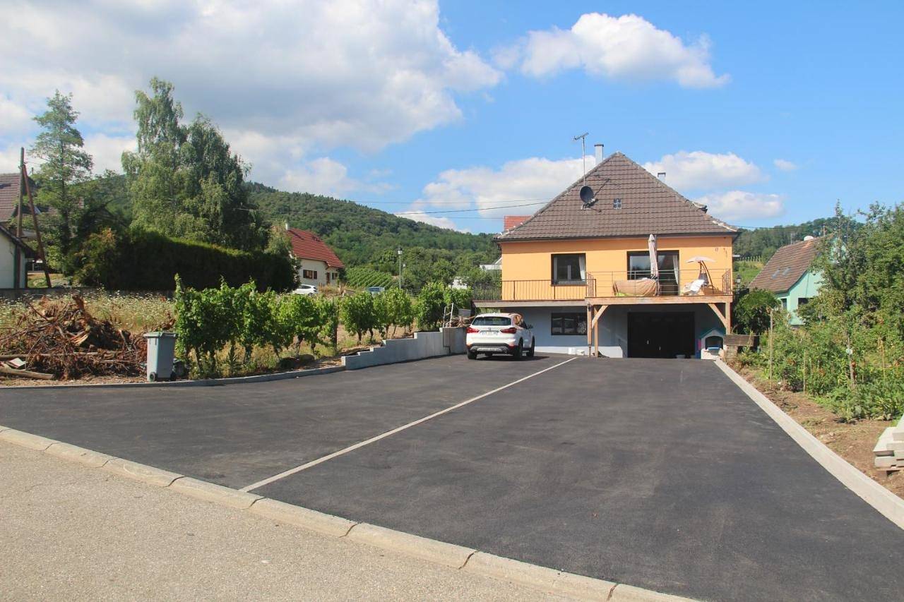 Le chemin du Meunier in Riquewihr, Parc naturel régional des Ballons des Vosges