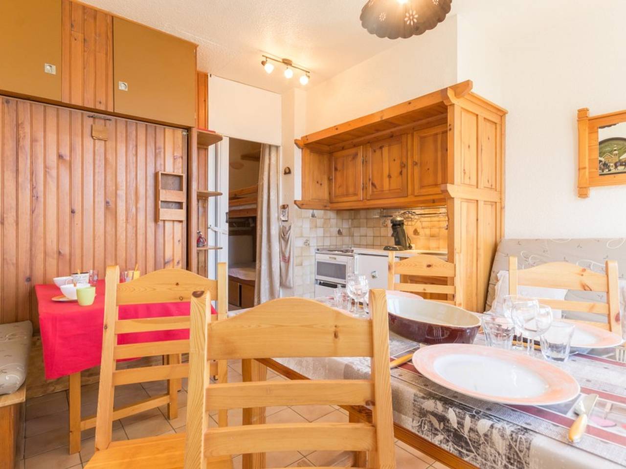Studio entier, Studio confort pour 4 avec accès piscine in Le Corbier, Villarembert
