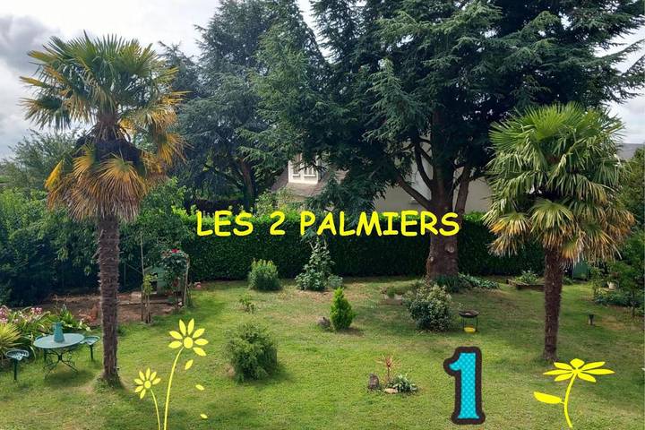 Appartement de vacances pour 2 personnes, avec Terrasse ainsi que Jardin et Vue