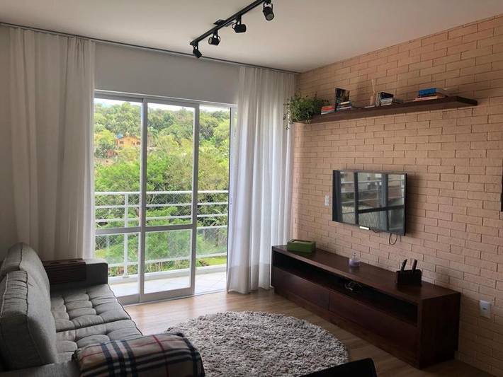 Casas e apartamentos de temporada para 4 pessoas, com balcão e vista em Itacorubi