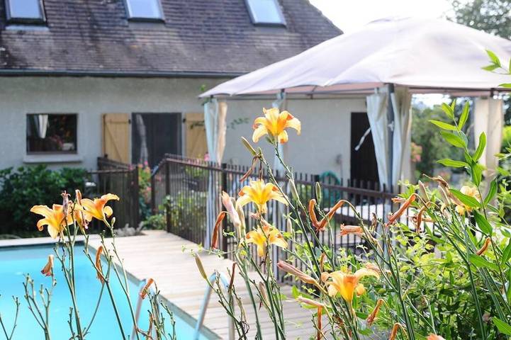 Maison de vacances pour 12 personnes, avec jardin, animaux acceptés
