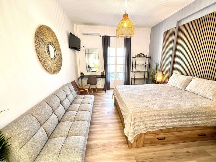 Studio pour 4 personnes, avec jardin