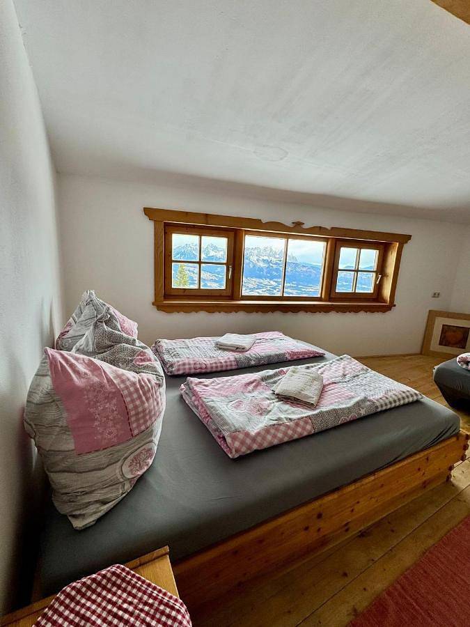 Hocheckhuette On Top of the Kitzbuehel Hahnenkamm Mountain in Kitzbühel, Bezirk Kitzbühel