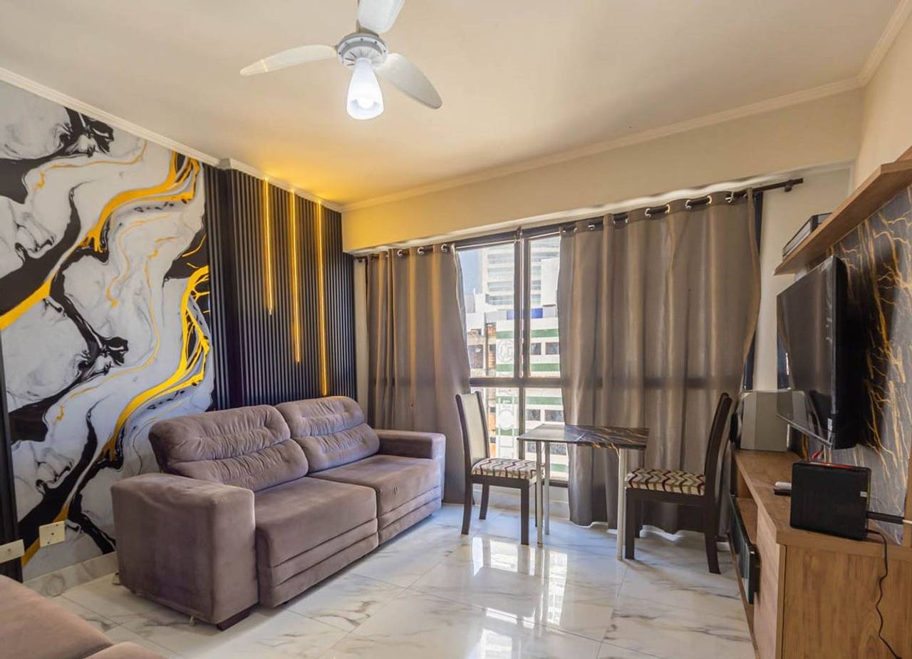 Apartamento entero, Apto Pet Friendly Beira-mar c Garagem no Boqueirão in Guilhermina, Praia Grande