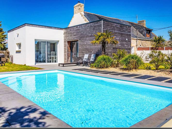 Maison de vacances pour 4 personnes, avec terrasse et jardin à Erdeven