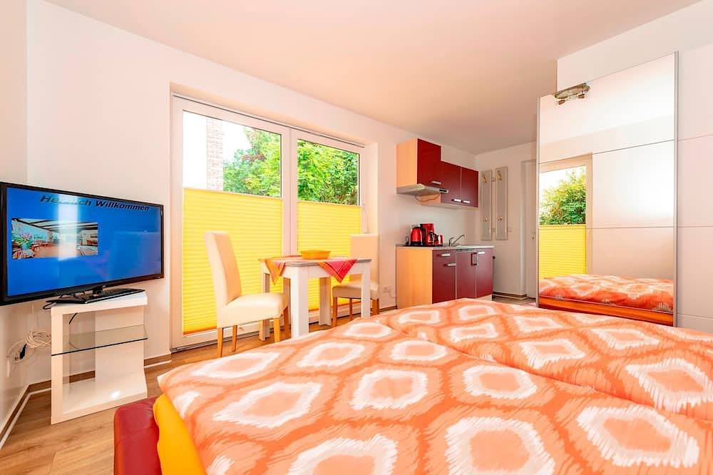 04 1-Raum-Ferienwohnung mit Terrasse - Appartementhaus mit Balkon im Ostseebad in Göhren, Rügen
