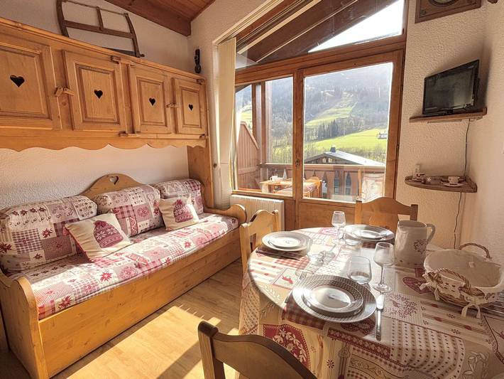 Location de vacances pour 3 personnes, avec Balcon et Terrasse à Praz-sur-Arly