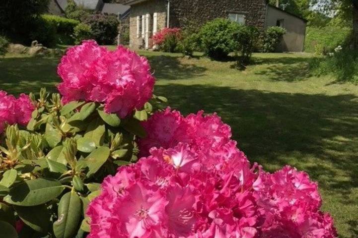 Location de vacances pour 4 personnes, avec Jardin à Lanrivain