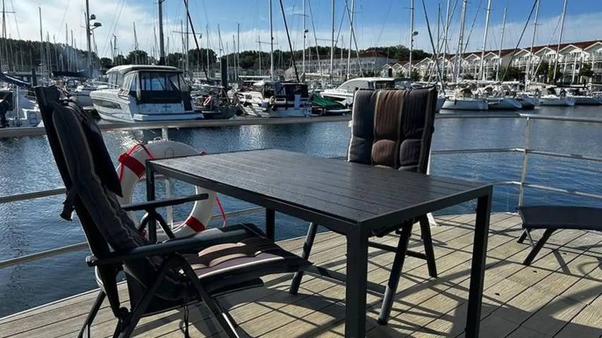 Ferienhaus mit Meerblick für 4 Personen, mit Balkon