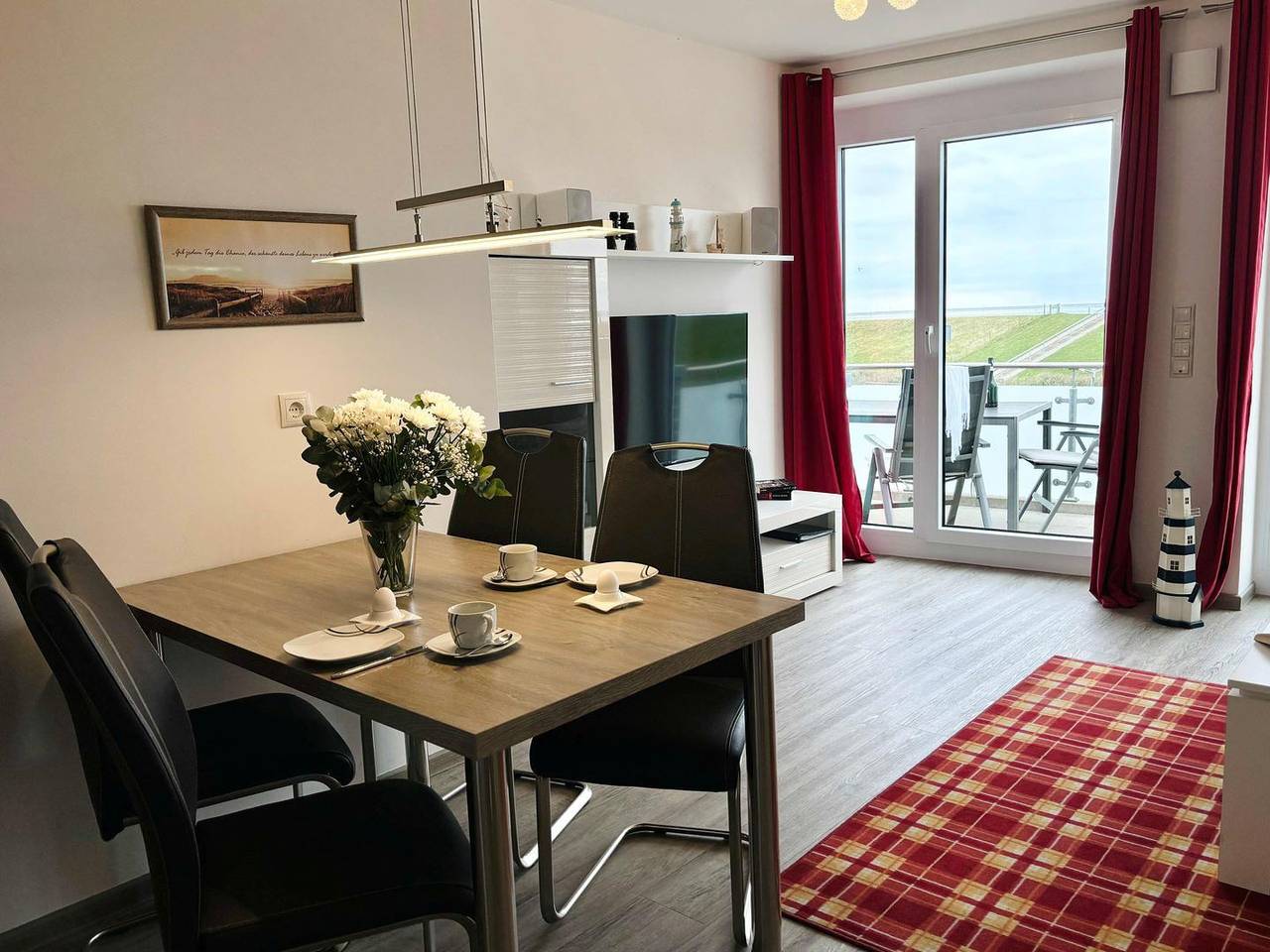 Ganze Wohnung, Penthouse "de Lünk", unverbauter Meerblick, kostenloser Wellnessbereich, Vitamar in Dorum-Neufeld, Dorum