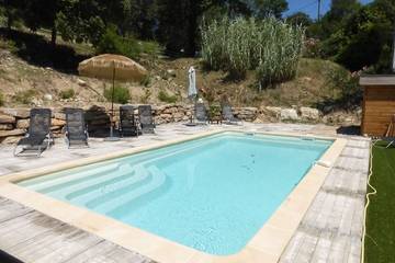 Promo :Villa 4* confort 9 pers., piscine privée  calme , Provence  800m villag