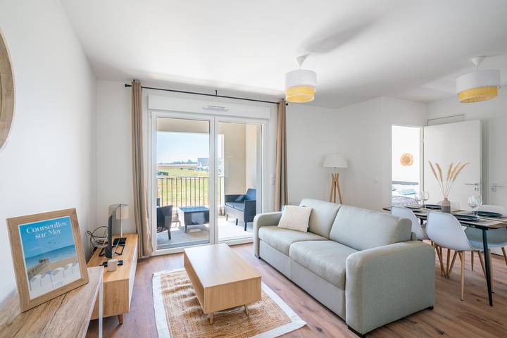 Location de vacances pour 4 personnes, avec Terrasse à Courseulles-sur-Mer