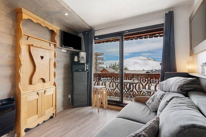 Estudio entero, Acogedor estudio de 26 m² a pie de pistas – Alpe d’Huez in Huez, Parque Nacional de los Ecrins