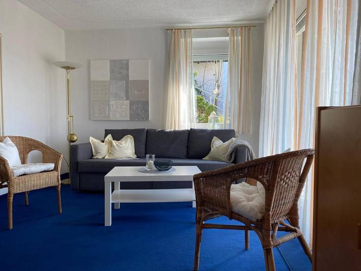 Ferienwohnung für 4 Personen, mit Terrasse und Ausblick in Niederstetten