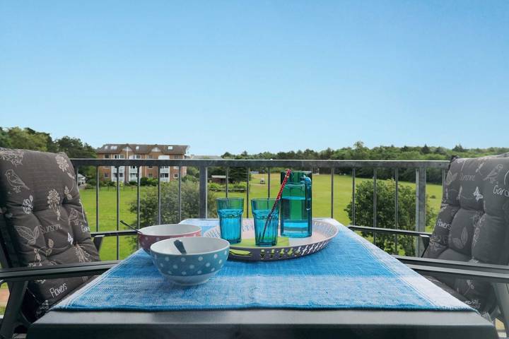 Ferienwohnung für 4 Personen, mit Balkon und Sauna in Sahlenburg