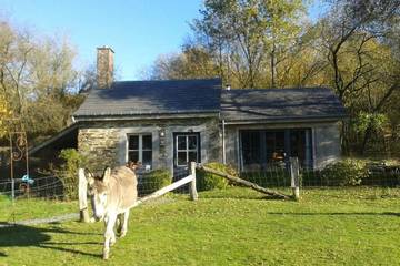 Gîte pour 2 personnes, avec jardin et vue à Bièvre