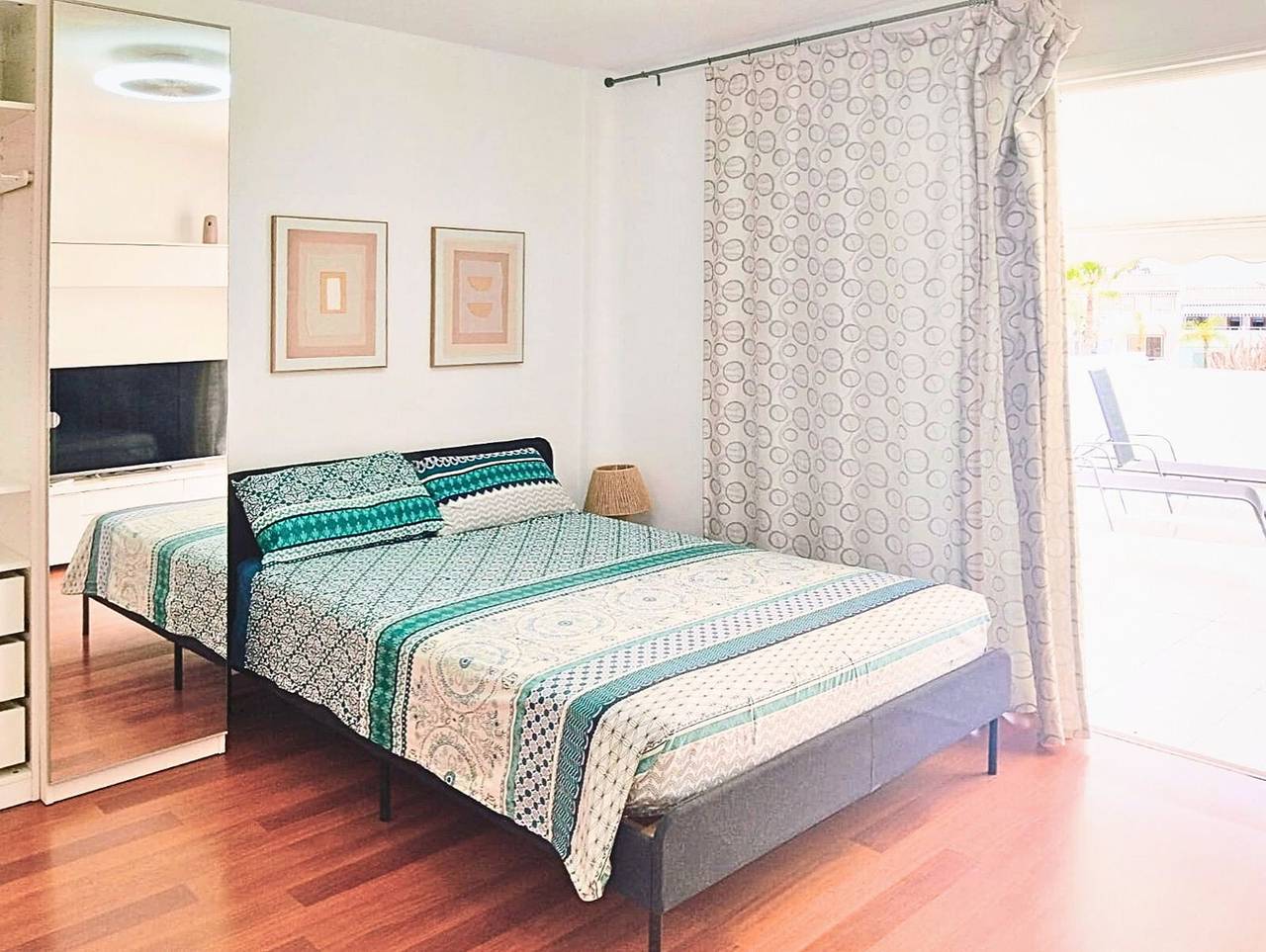 Estudio entero, Estudio Vacacional 'Costa Adeje Terrace con Vista al Mar', Piscina y Wi-Fi in San Eugenio Alto, Adeje