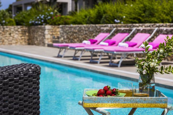 Villa für 4 Personen, mit Garten und Balkon sowie Meerblick in Griechenland - 3